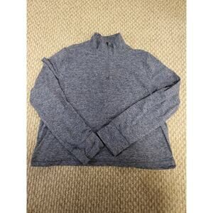 90 Degree 1/4 Zip Size Large Work Out Long Sleeve